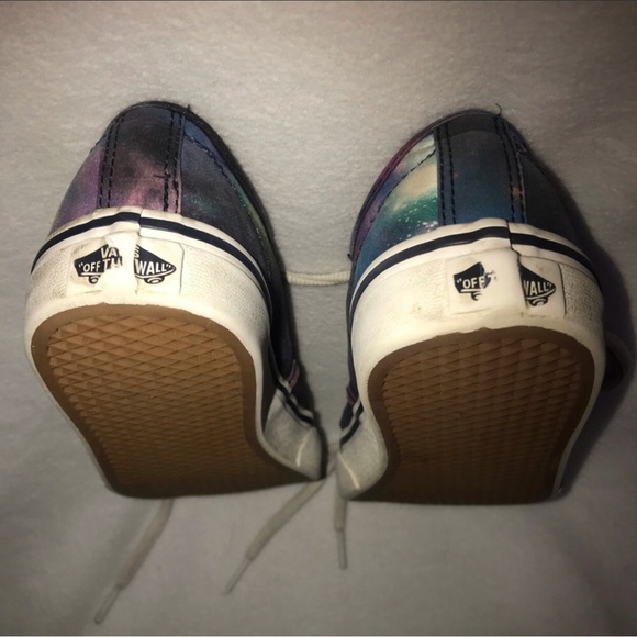 Galaxy Vans Sneakers • Size US Missy 4.0 • Preloved with wear - Picture 5 of 16
